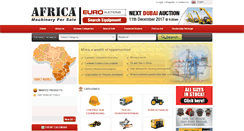 Desktop Screenshot of africamachineryforsale.com